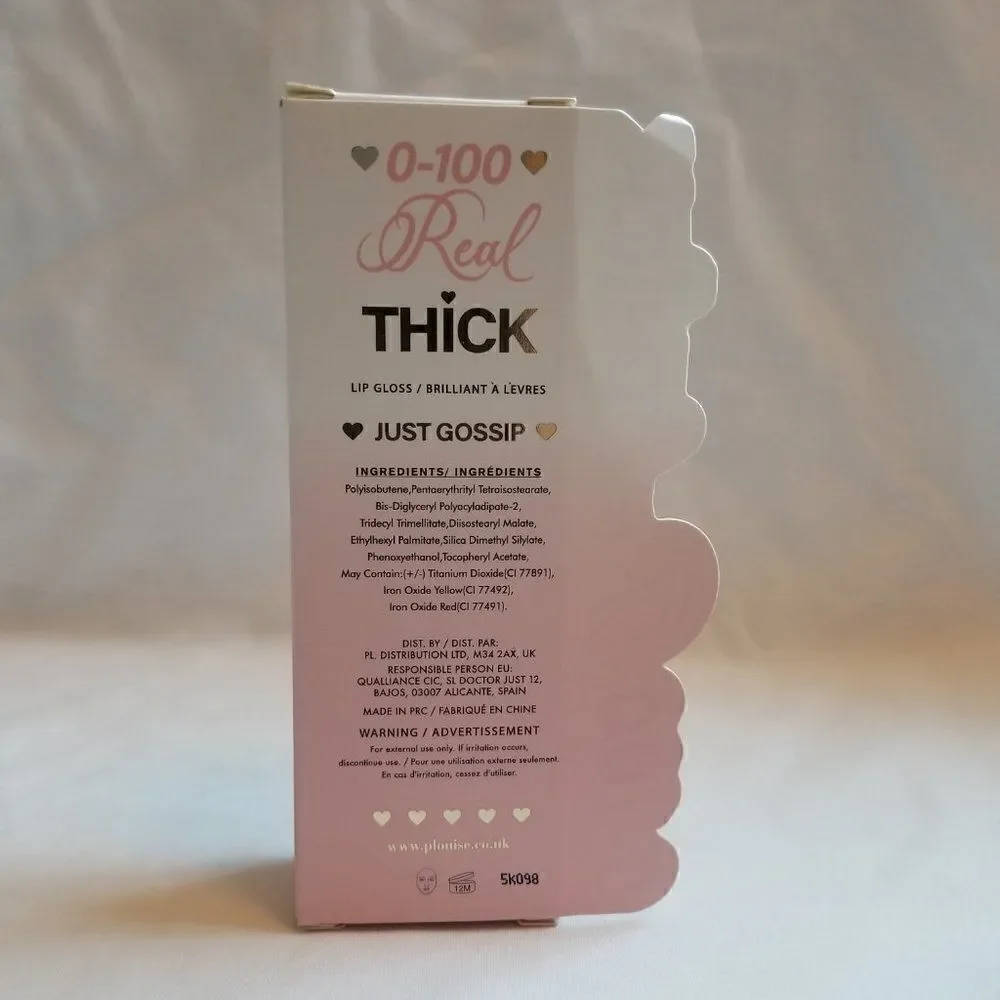 P.Louise 0-100 Real Thick Lip Gloss - Just Gossip